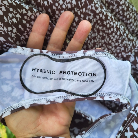 Women's XL Coffee Two Piece Swim Dress - Picture 6 of 9